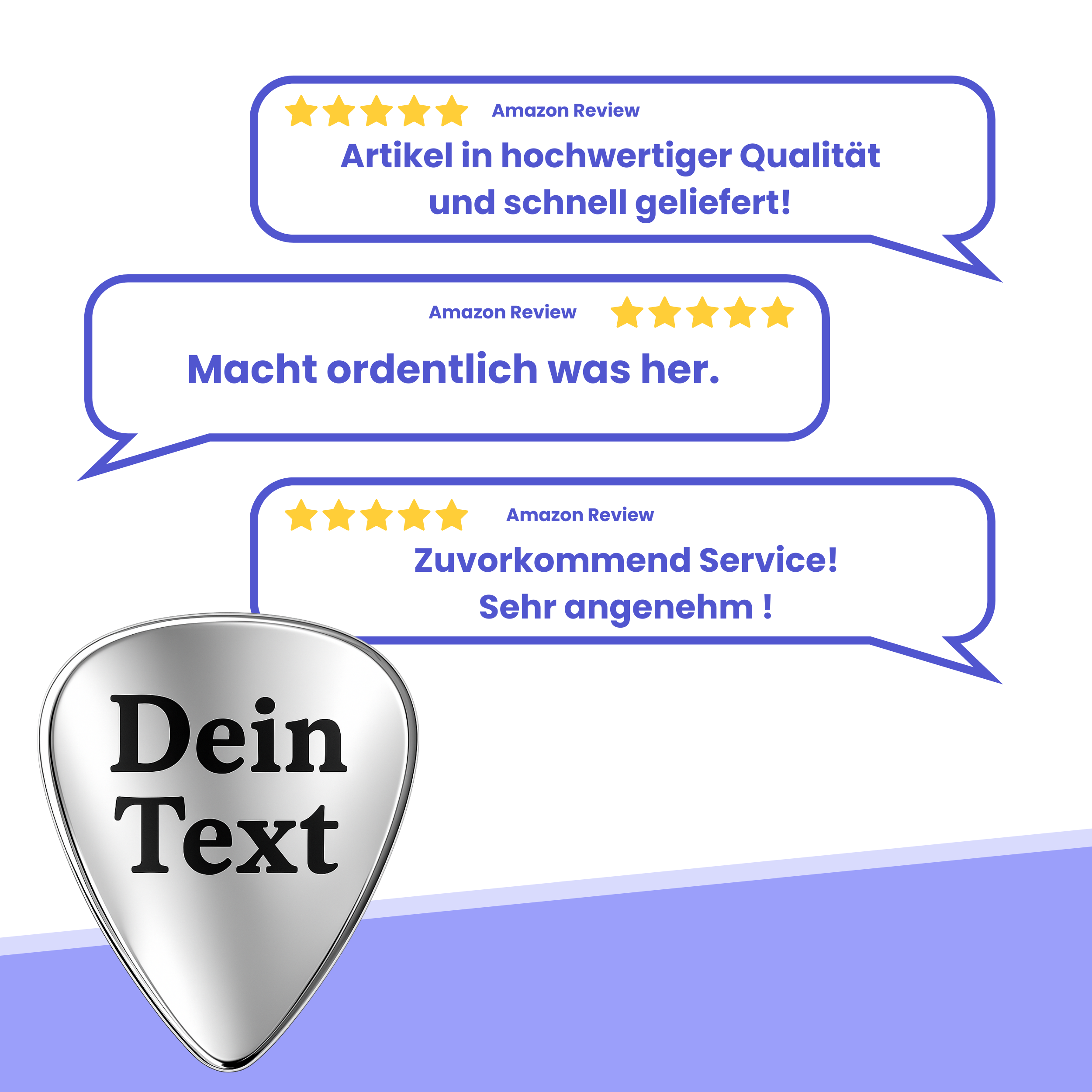 Bewertung Edelstahl Plektrum