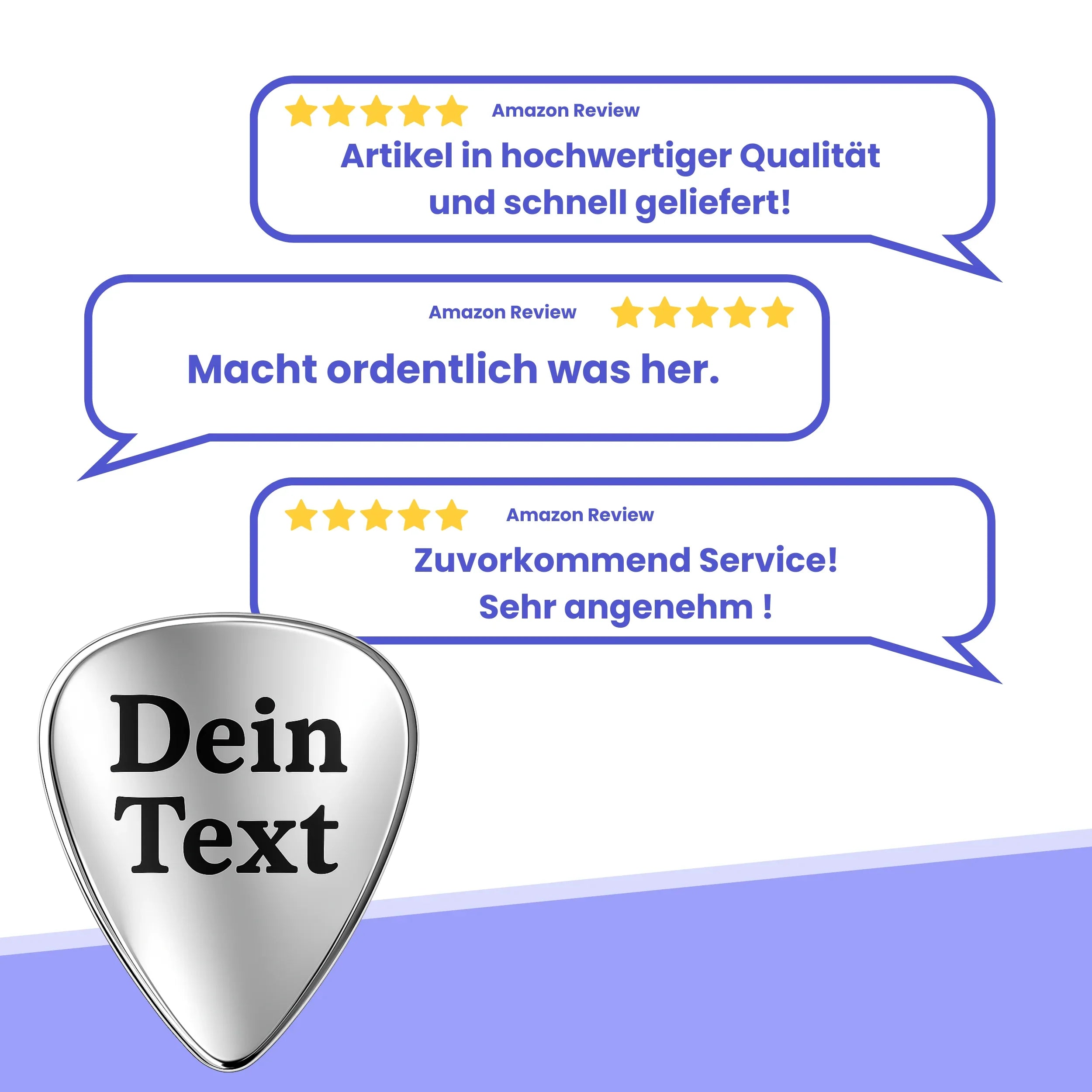 Bewertung Edelstahl Plektrum