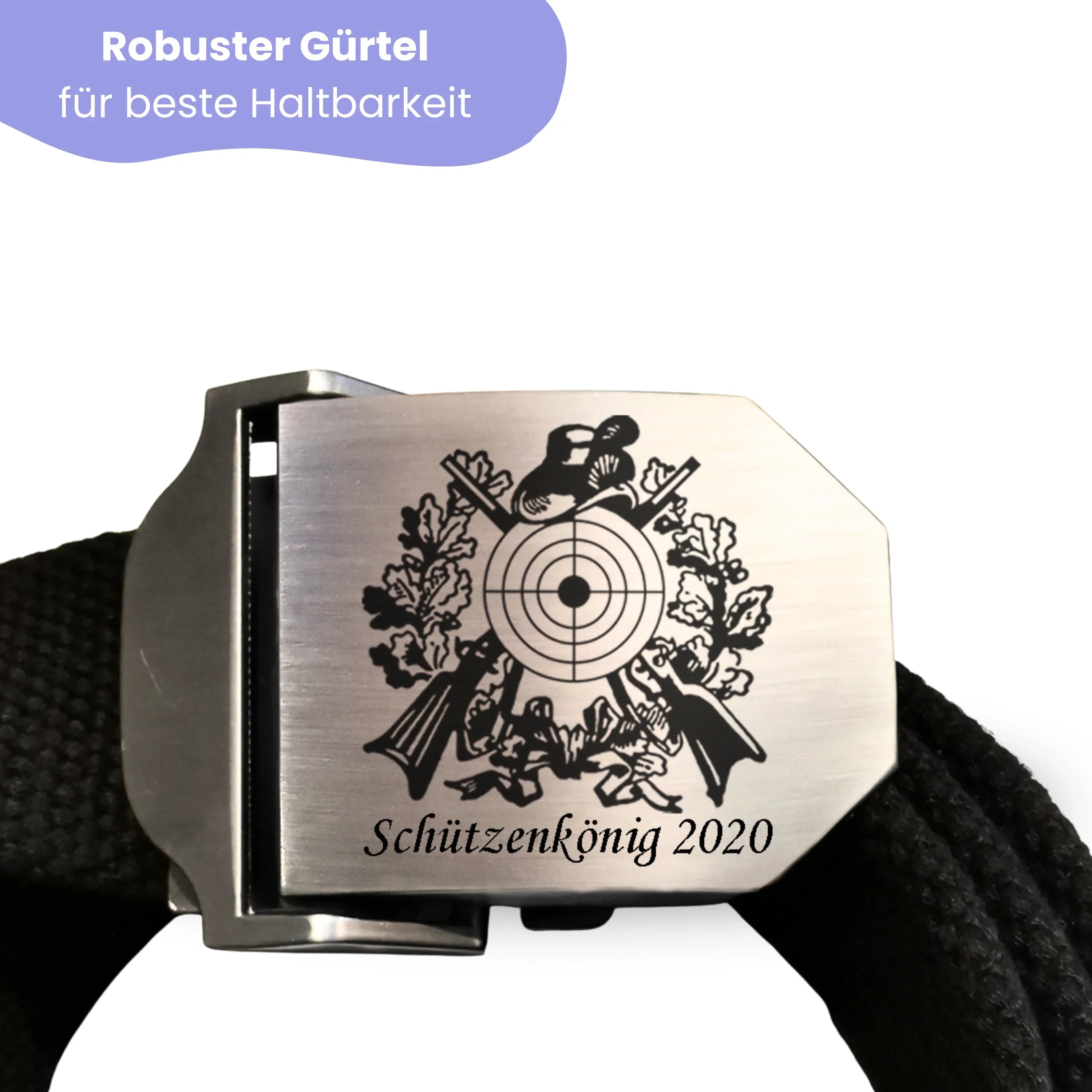 Gürtel Workwear Schützen Gravur