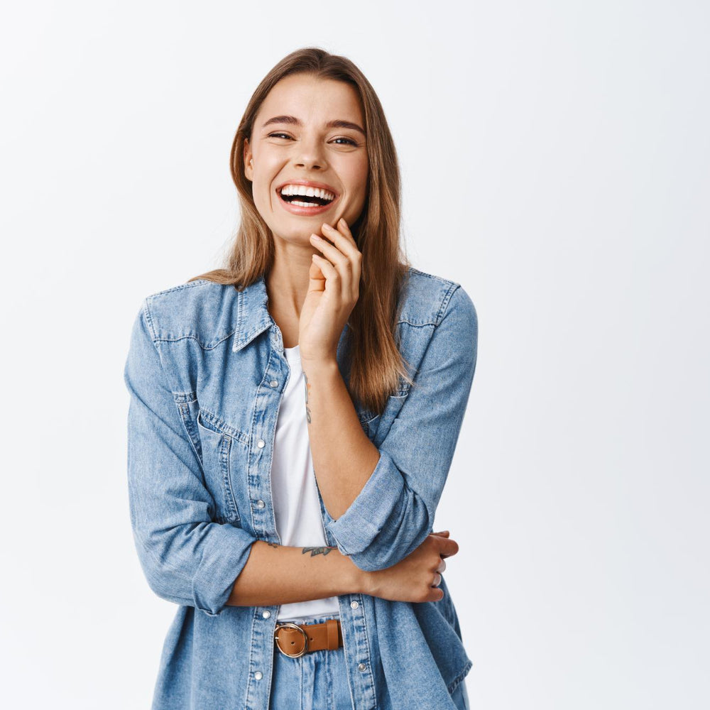 Generische Glückliche Frau