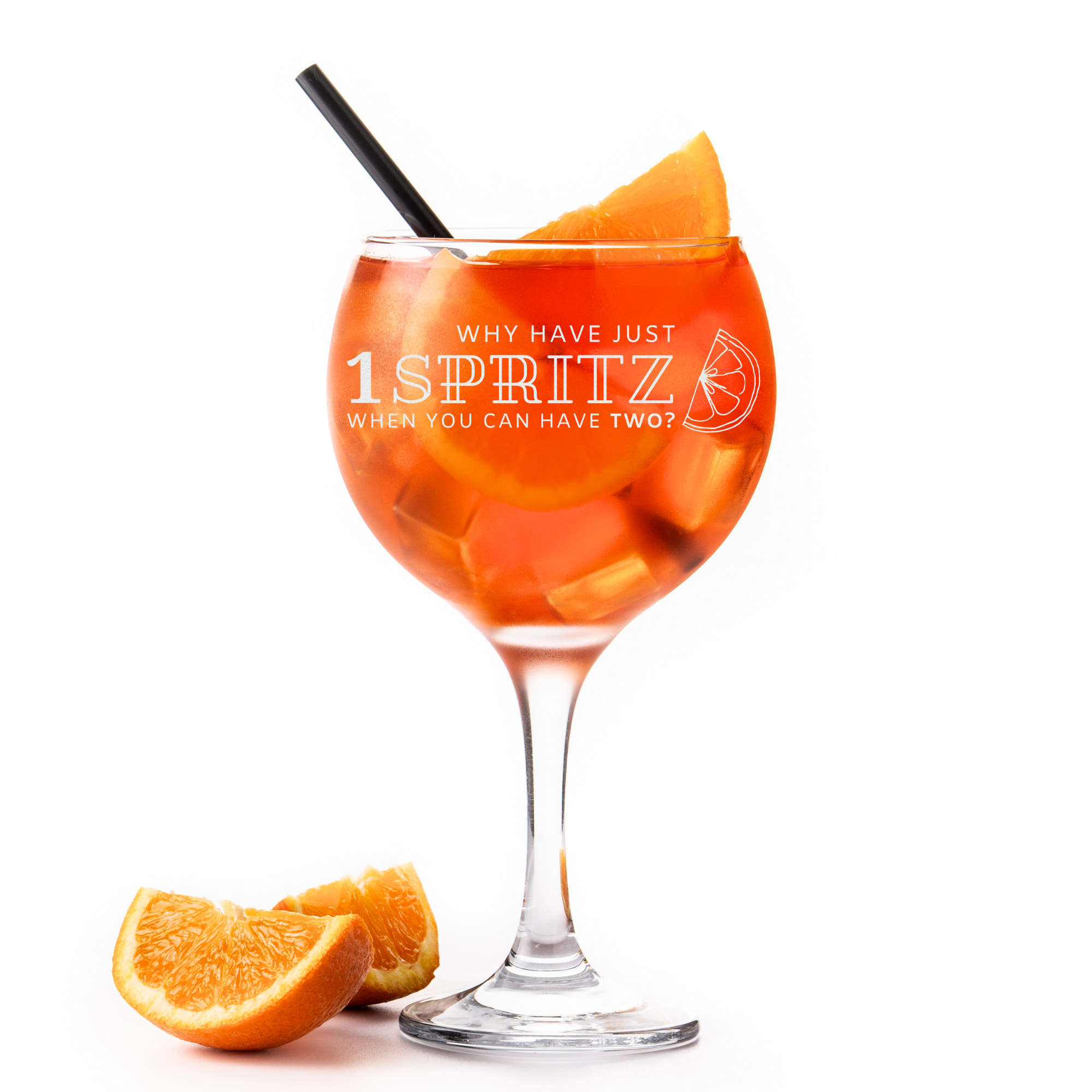 Gin-Glas mit Textgravur für Genuss und Spaß