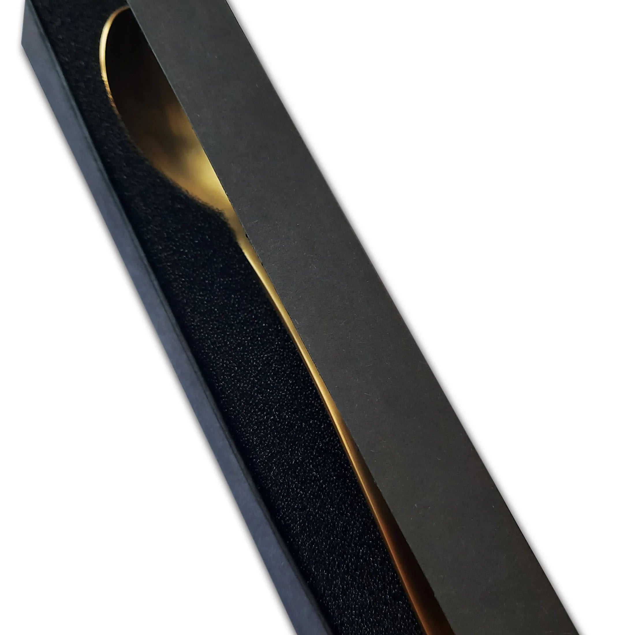 Löffel mit Gravur in gold in Geschenkbox