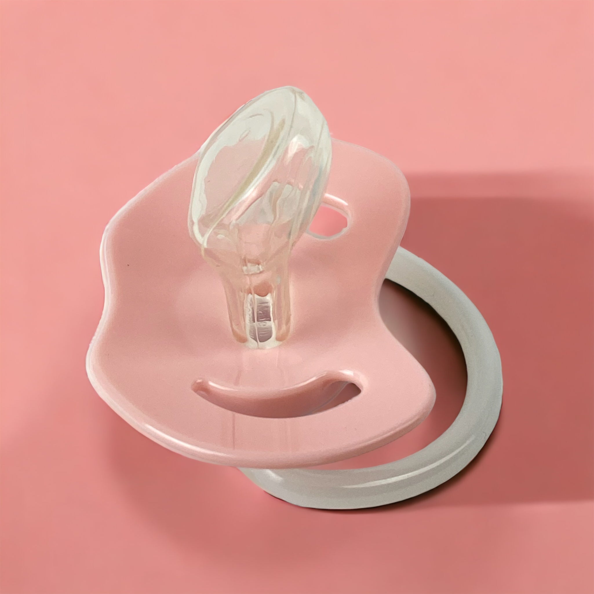 Schnuller rosa Nahaufnahme