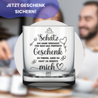 Glas mit Textgravur als Geschenk für den Partner und Seelenverwandten 